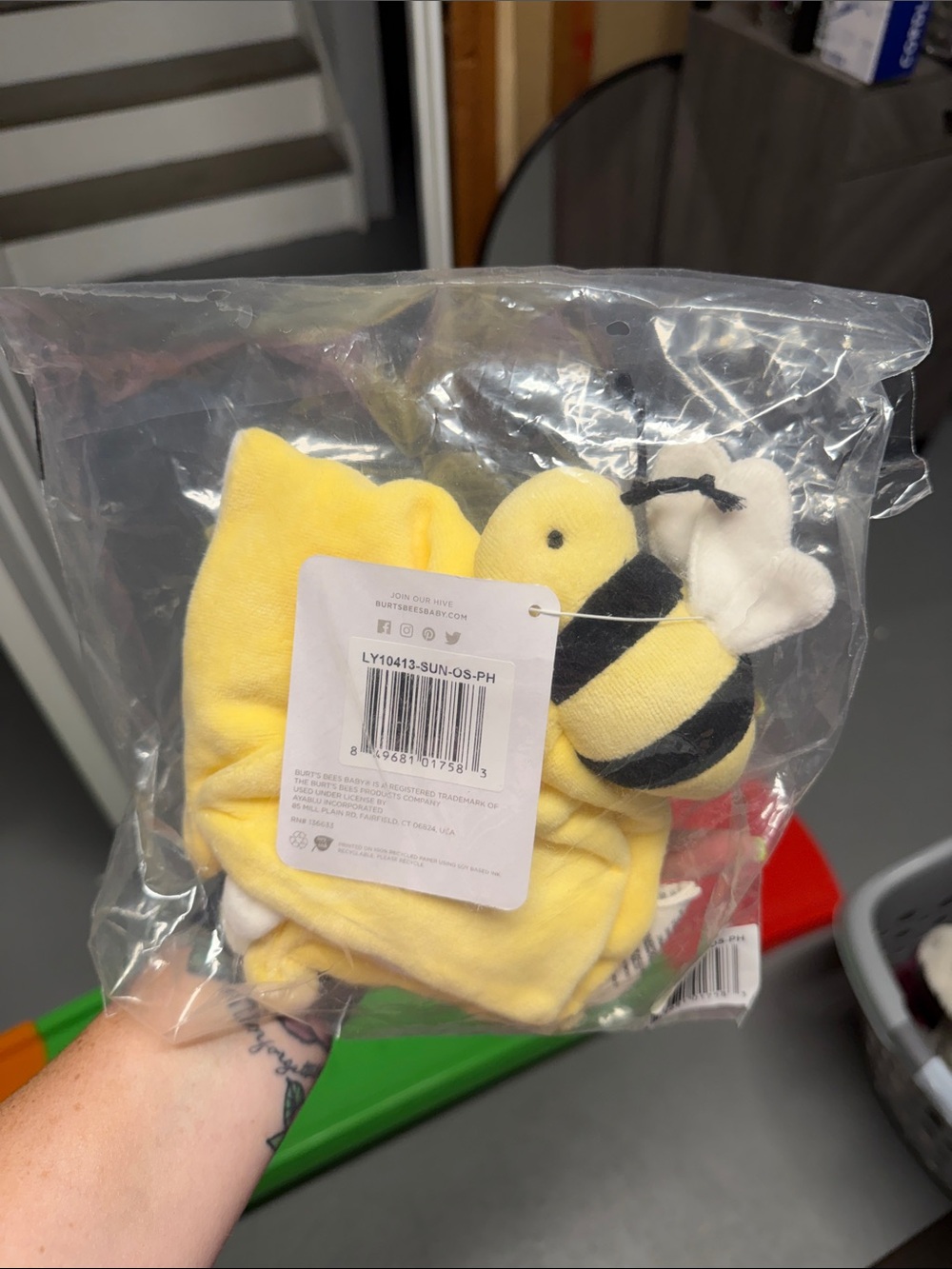 Burt’s bees lovey